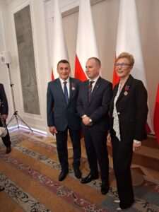 Agata Niedziółka ze Srebrnym Krzyżem Zasługi