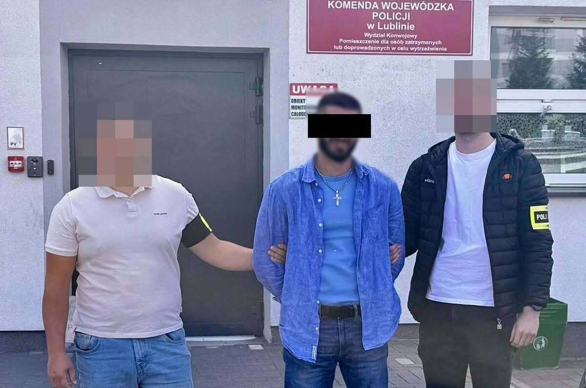 Szaleństwo w centrum Lublina. Gruzin w rękach Policji!