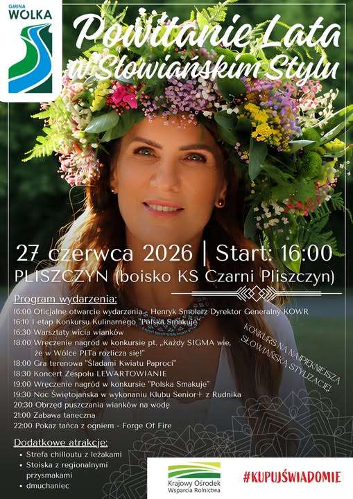 Powitanie Lata w Pliszczynie. Noc Świętojańska 2026