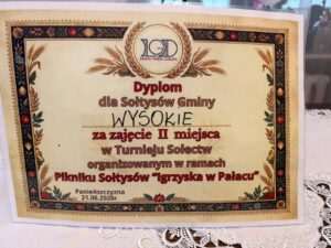 Sołtysi z Gminy Wysokie na podium. II miejsce podczas XIV Pikniku Sołtysów