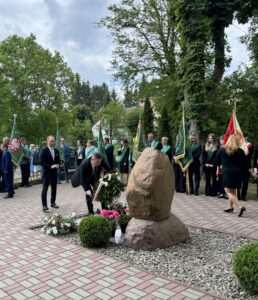 Mural Wincentego Witosa odsłonięty w Motyczu. Wyjątkowe wydarzenie z udziałem samorządowców