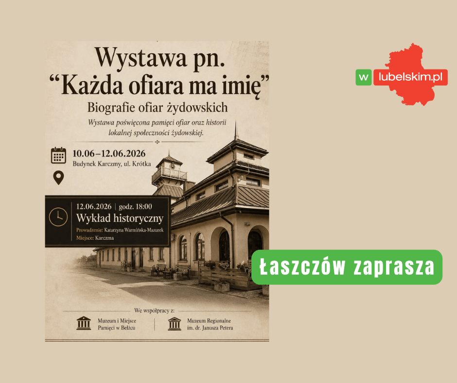Wystawa „Każda ofiara ma imię” w Łaszczowie