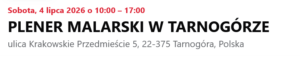 Plener Malarski Kraszczady – sztuka w Tarnogórze