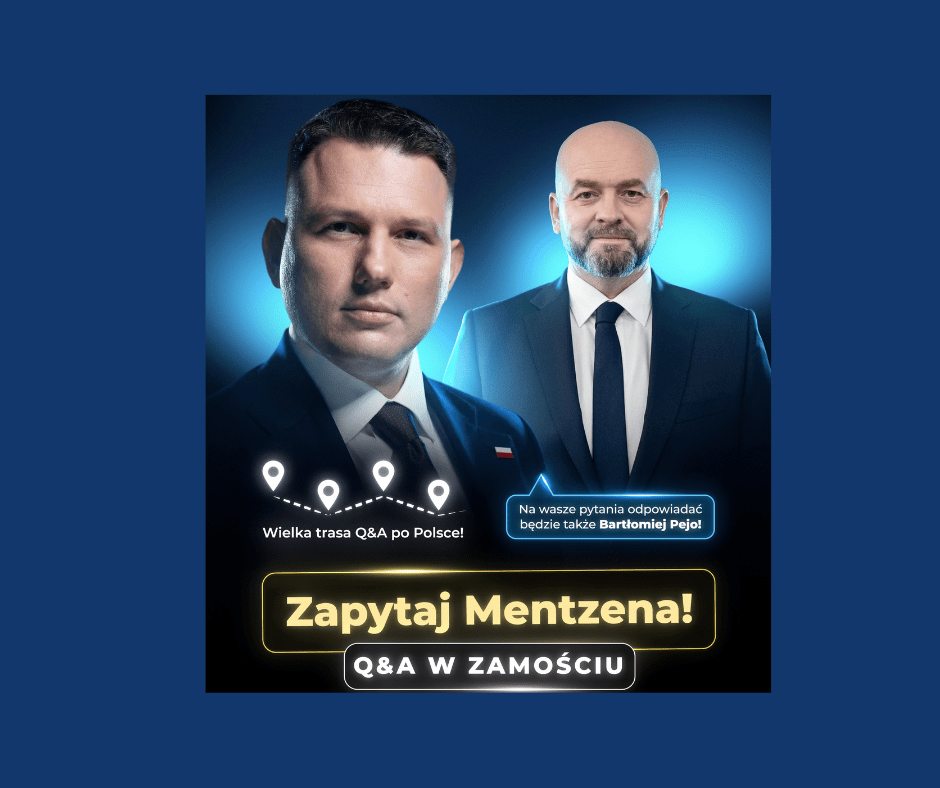 Sławomir Mentzen przyjedzie do Zamościa. Otwarta debata na Rynku Wielkim