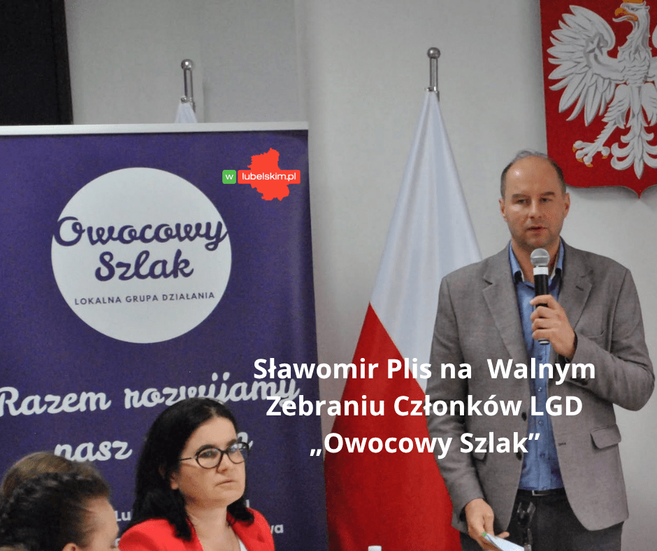 Burmistrz Sławomir Plis podsumował rok działalności LGD „Owocowy Szlak”
