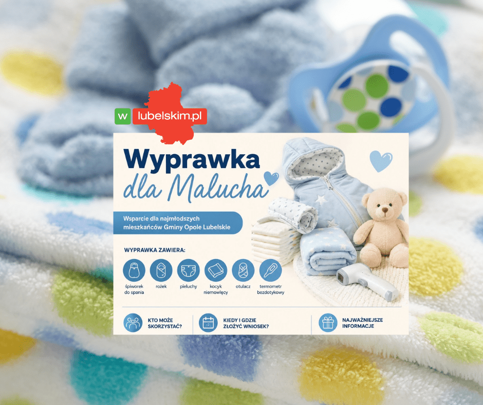 Wyprawka dla Malucha” w Gminie Opole Lubelskie. Nowe wsparcie dla rodzin z najmłodszymi dziećmi