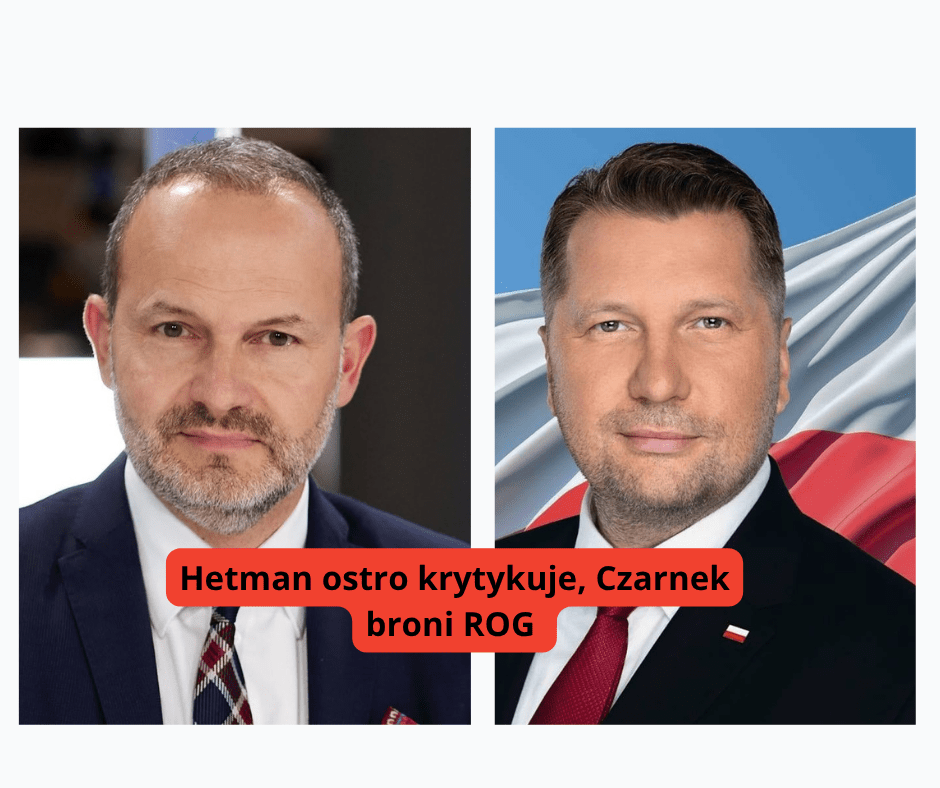 Czarnek broni Ruchu Obrony Granic, Hetman ostro krytykuje. Spór po proteście w Lublinie