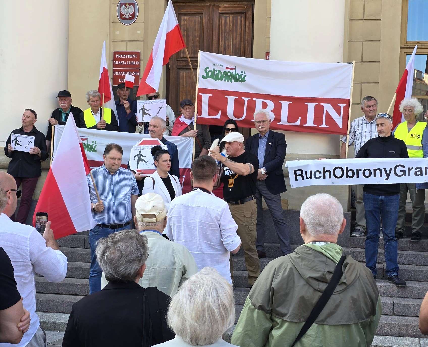 Akcja poparcia dla ROG w Lublinie