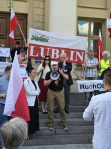 Akcja poparcia dla ROG w Lublinie