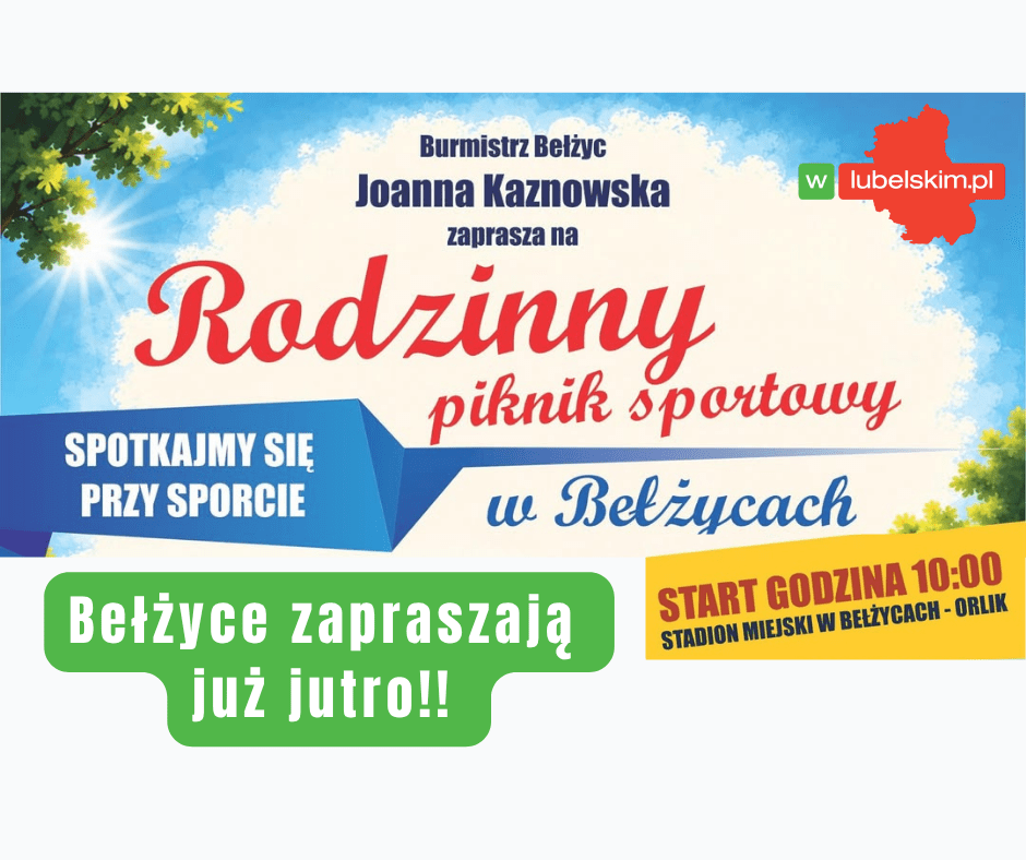 Rodzinny piknik sportowy w Bełżycach – niedziela na Orliku