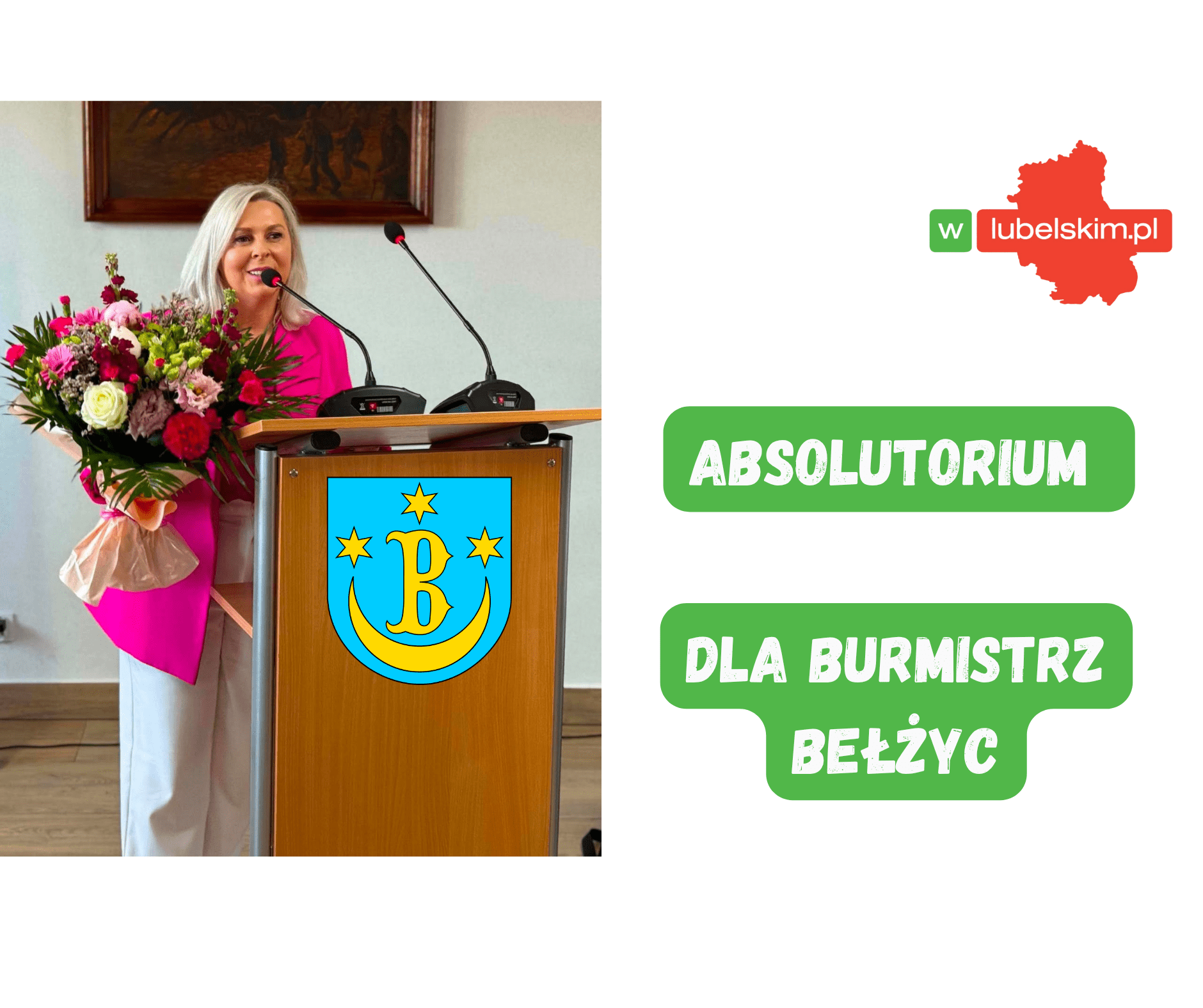 Bełżyce: wotum zaufania i absolutorium dla Joanny Kaznowskiej