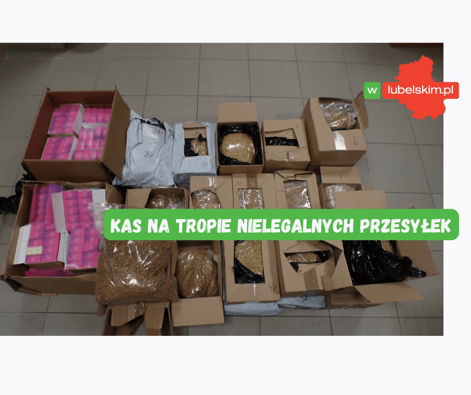 Kontrole przesyłek kurierskich w Lubelskiem