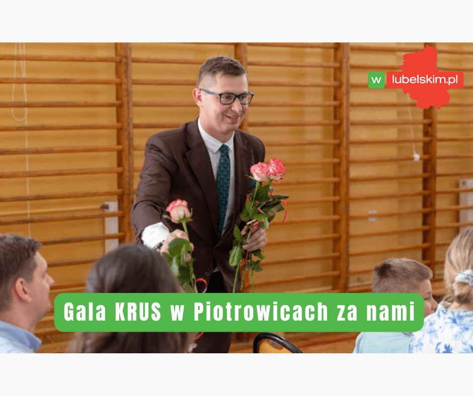 Młodzi artyści i autorzy rymowanek nagrodzeni podczas gali KRUS w Piotrowicach