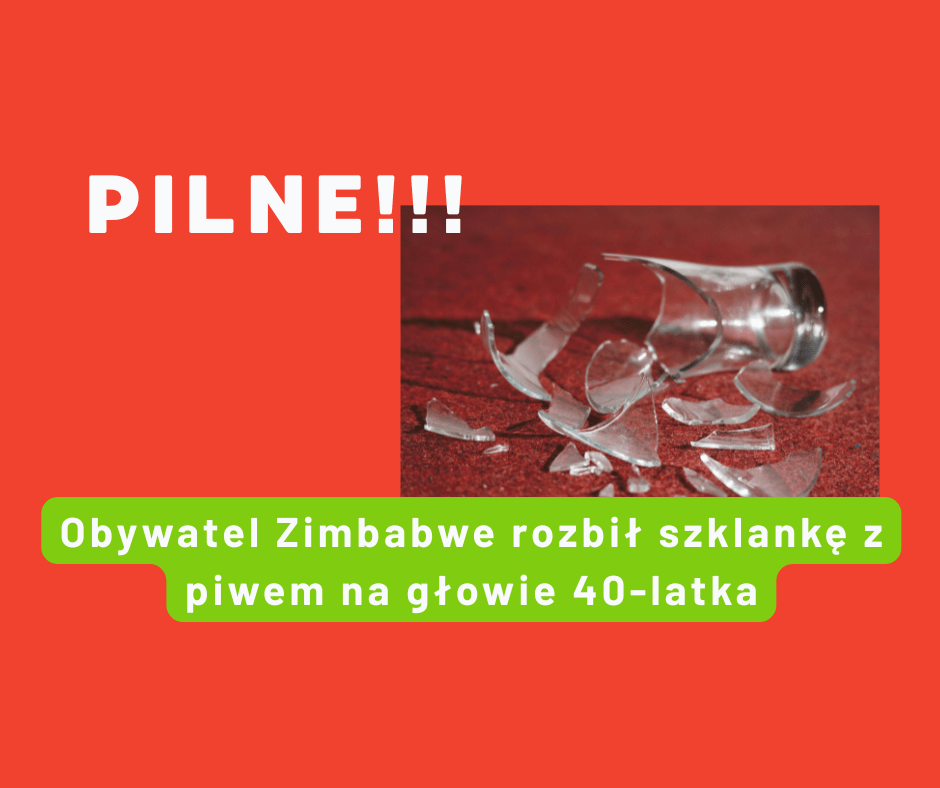 Awantura w centrum Lublina. Atak szklanką