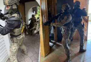 Kontrterroryści z Lublina trenowali w budynkach do rozbiórki
