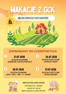 Wakacje z GCK – bezpłatne zajęcia dla dzieci w gminie Krasnystaw