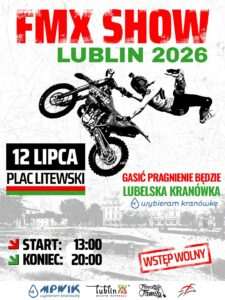 Freestyle Motocross w Lublinie. Widowisko na Placu Litewskim