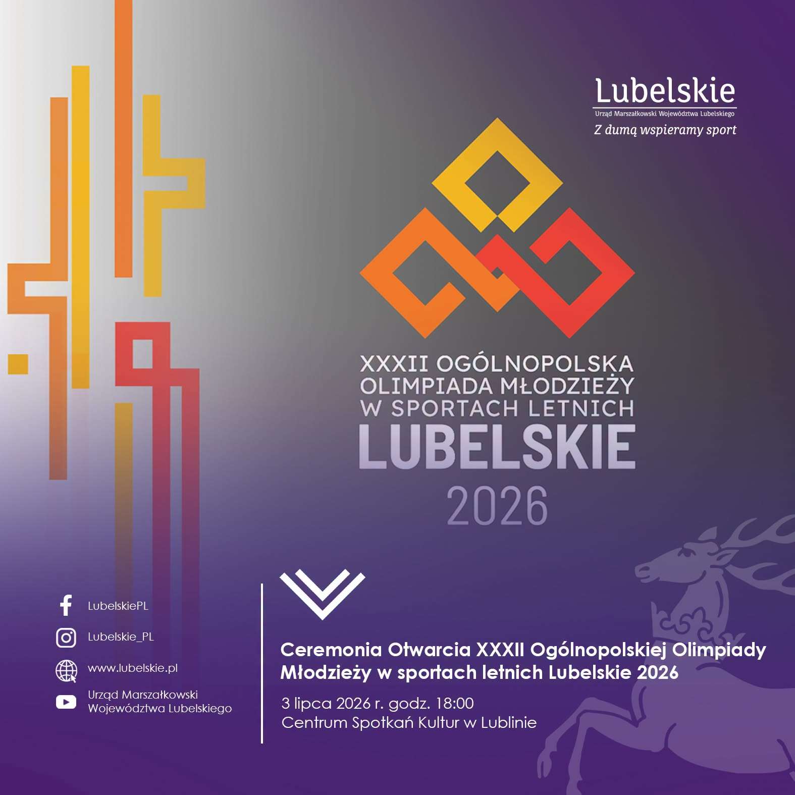 Olimpiada Młodzieży Lubelskie 2026 – ceremonia