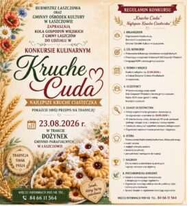 Konkurs Kruche Cuda w Łaszczowie. KGW upieką najlepsze ciastka