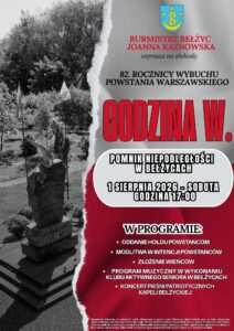 Godzina W w Bełżycach w 82. rocznicę Powstania Warszawskiego