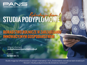 Nowy kierunek studiów podyplomowych w PANS w Chełmie