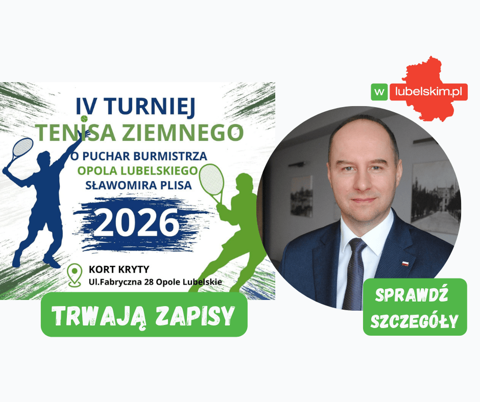 IV Turniej Tenisa Ziemnego w Opolu Lubelskim 2026. Ruszyły zapisy