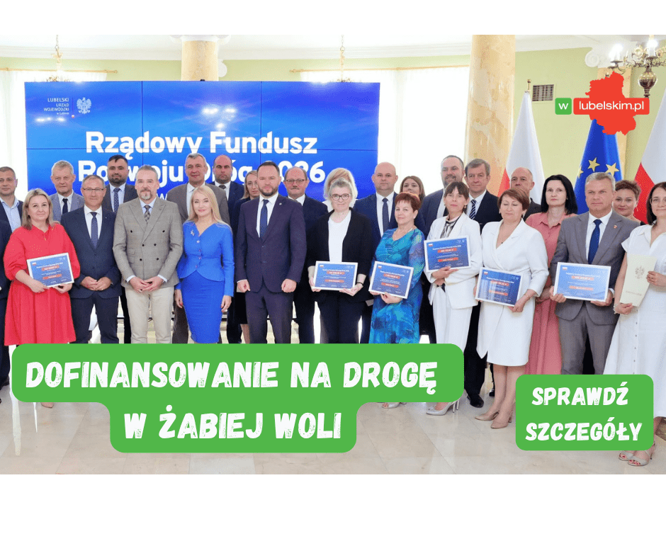 Przebudowa drogi w Żabiej Woli z rządowym dofinansowaniem