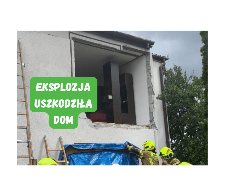 Wybuch gazu w domu pod Lubartowem. 78-latka trafiła do szpitala