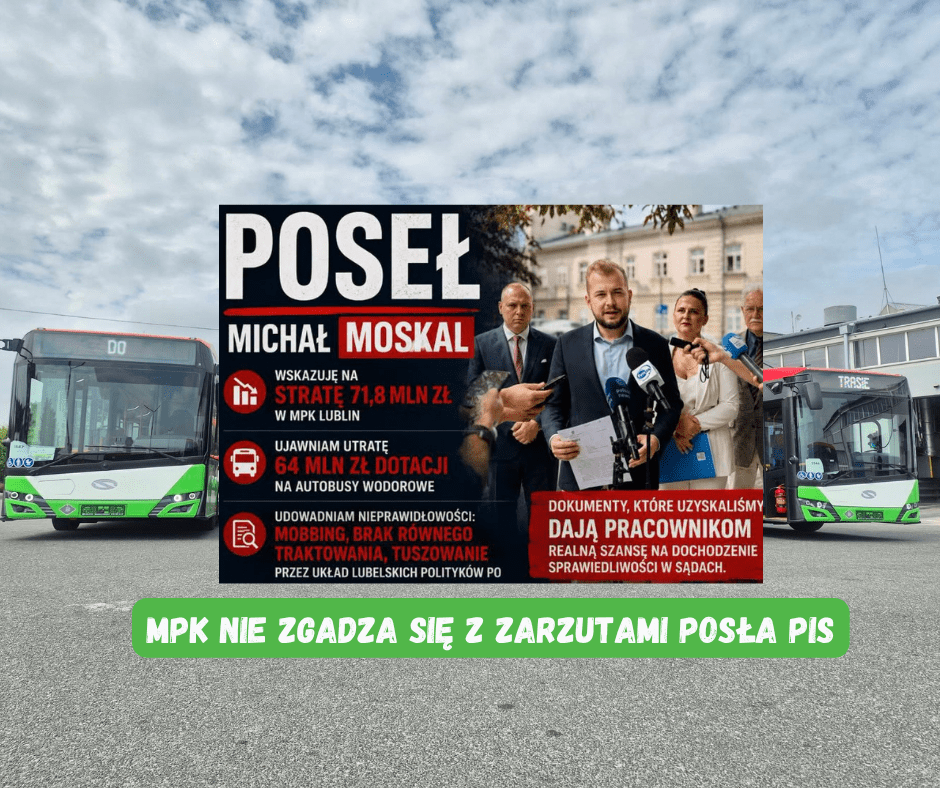 MPK Lublin odpowiada na zarzuty posła PiS
