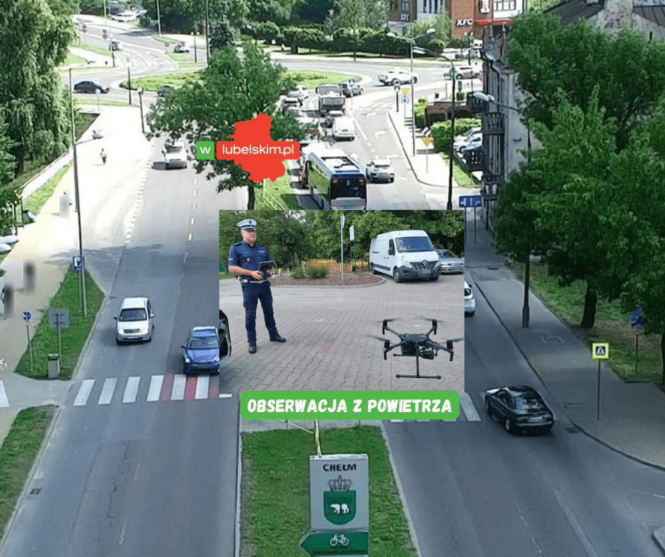 Nie wiedzieli, że obserwuje ich dron. Policja ujawniła wykroczenia