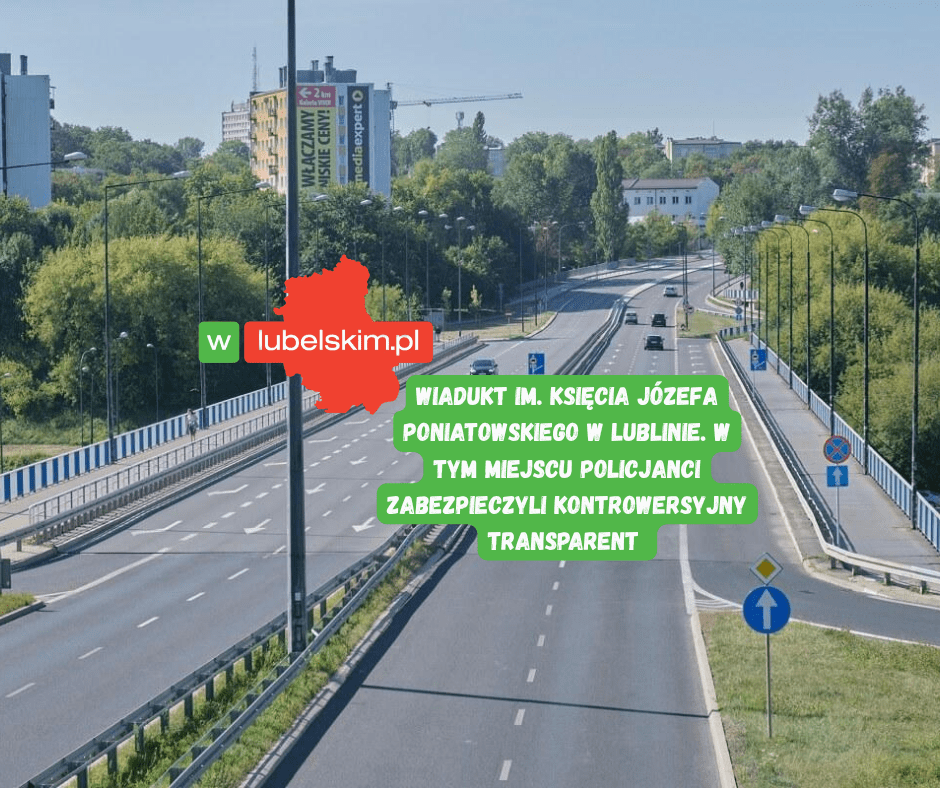Kontrowersyjny baner w Lublinie. Sprawę bada prokuratura