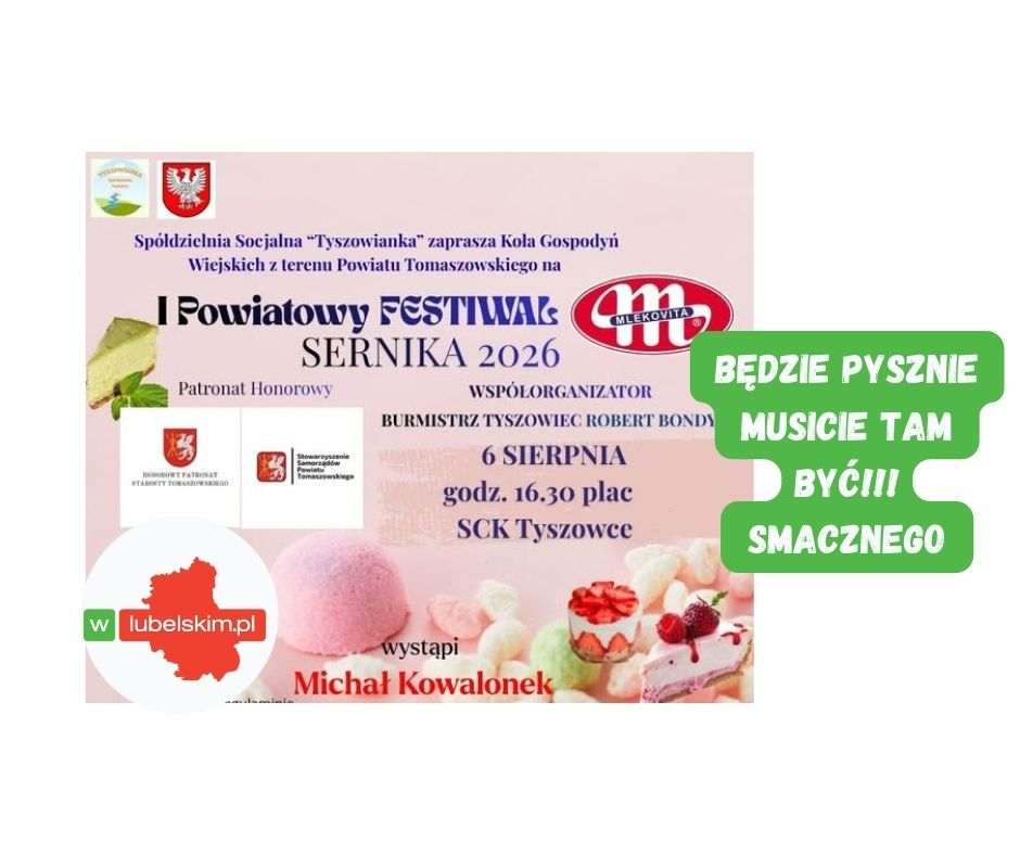Powiat Tomaszowski: dzień sernika w Tyszowcach