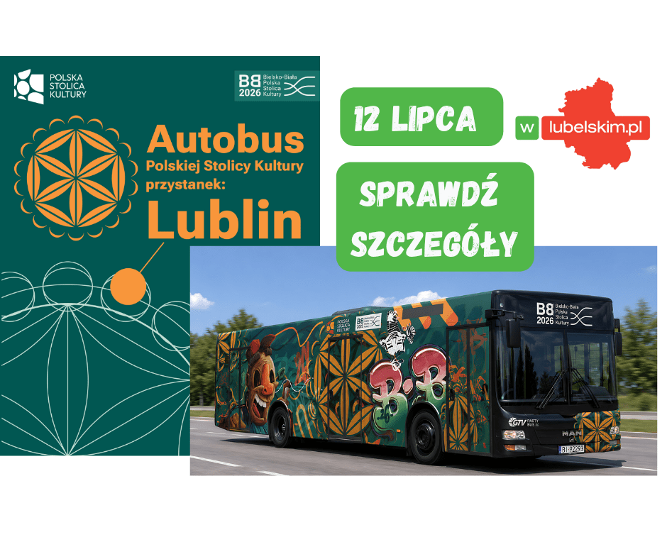 Autobus Polskiej Stolicy Kultury przyjedzie do Lublina