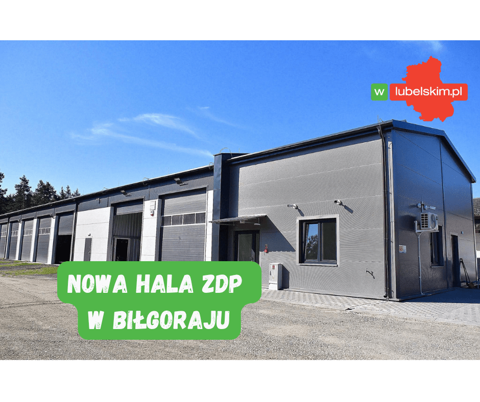 Nowa hala ZDP w Biłgoraju już gotowa. Zakończono inwestycję