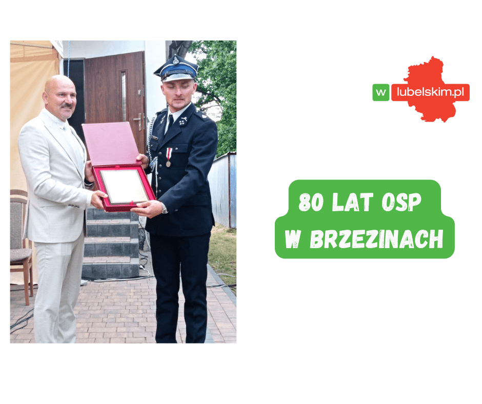 80 lat OSP Brzeziny i nowy wóz dla strażaków