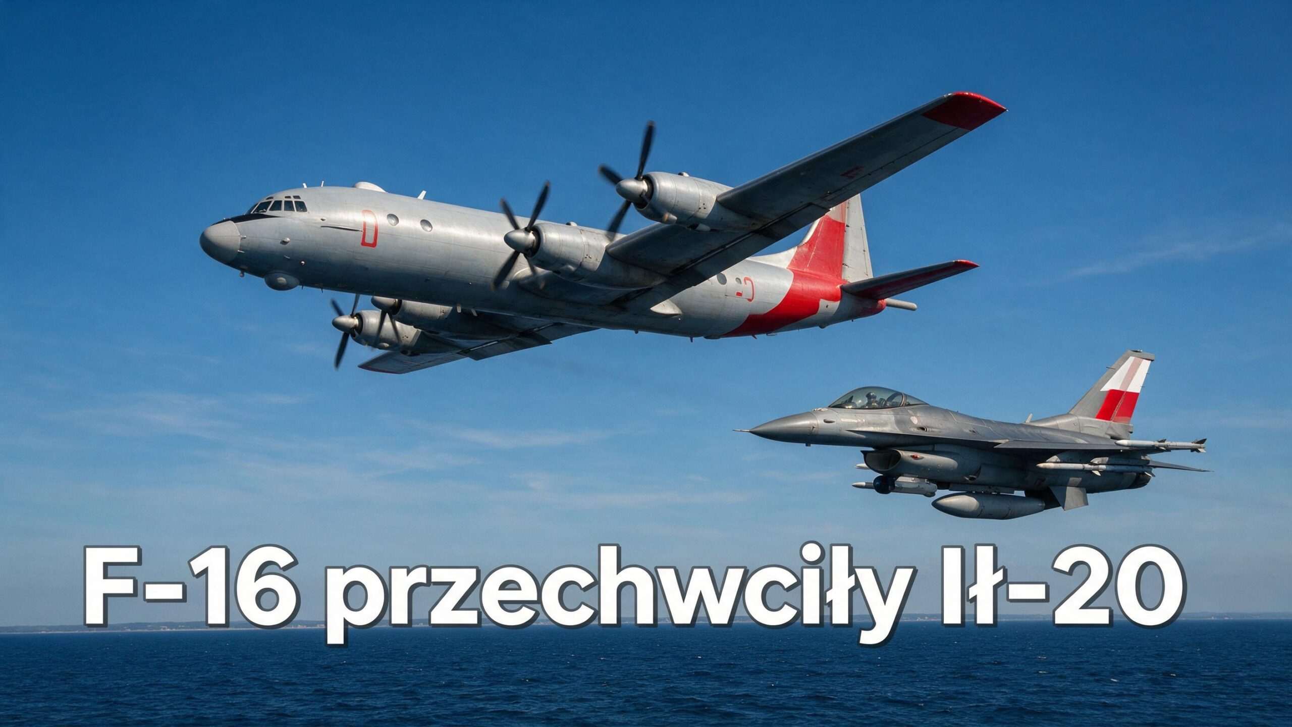 Polskie F-16 przechwyciły rosyjski samolot rozpoznawczy nad Bałtykiem