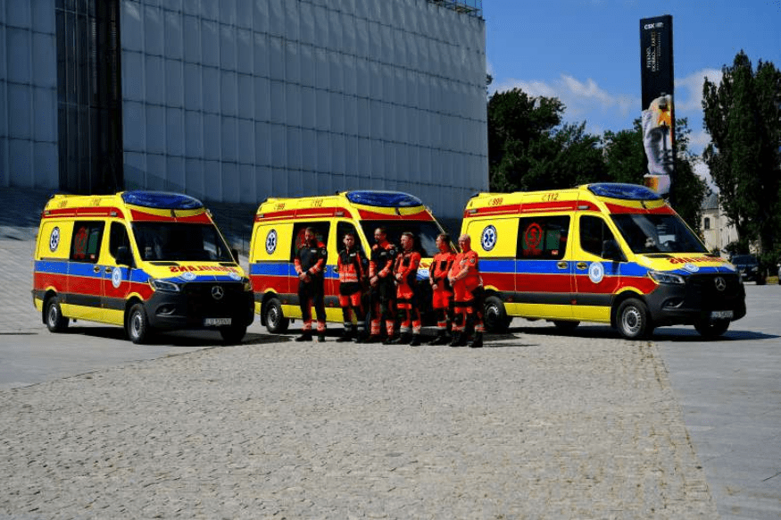 Trzy nowe ambulanse trafiły do pogotowia w Lublinie
