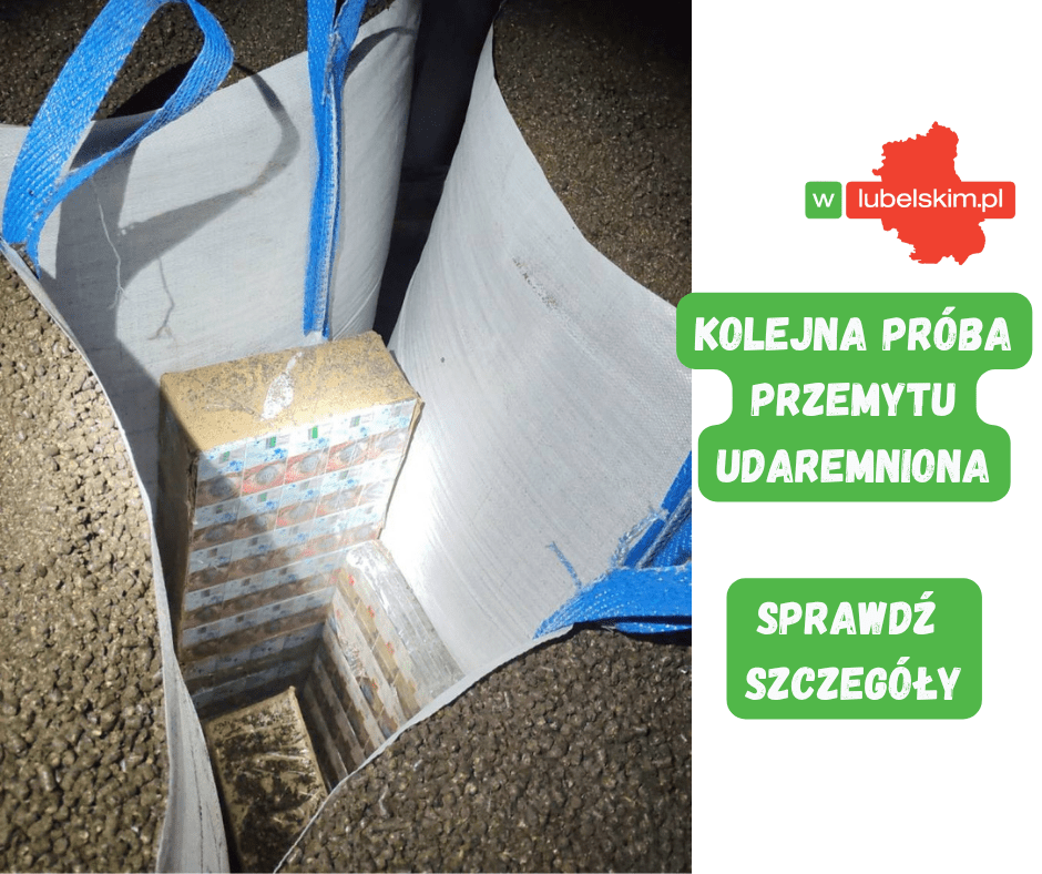 Przemyt papierosów znów udaremniony na Lubelszczyźnie