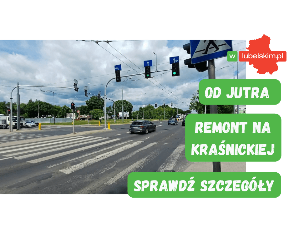 Od jutra (13.07) utrudnienia na Al. Kraśnickiej w Lublinie