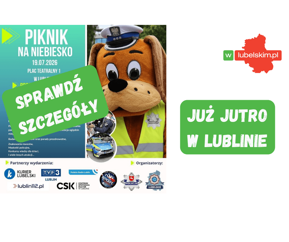 Piknik Na Niebiesko w Lublinie. Rodzinne atrakcje 19 lipca