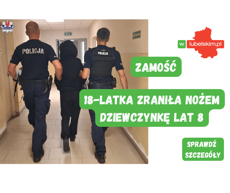 Tymczasowy areszt dla 18-latki po ataku na 8-latkę w Zamościu