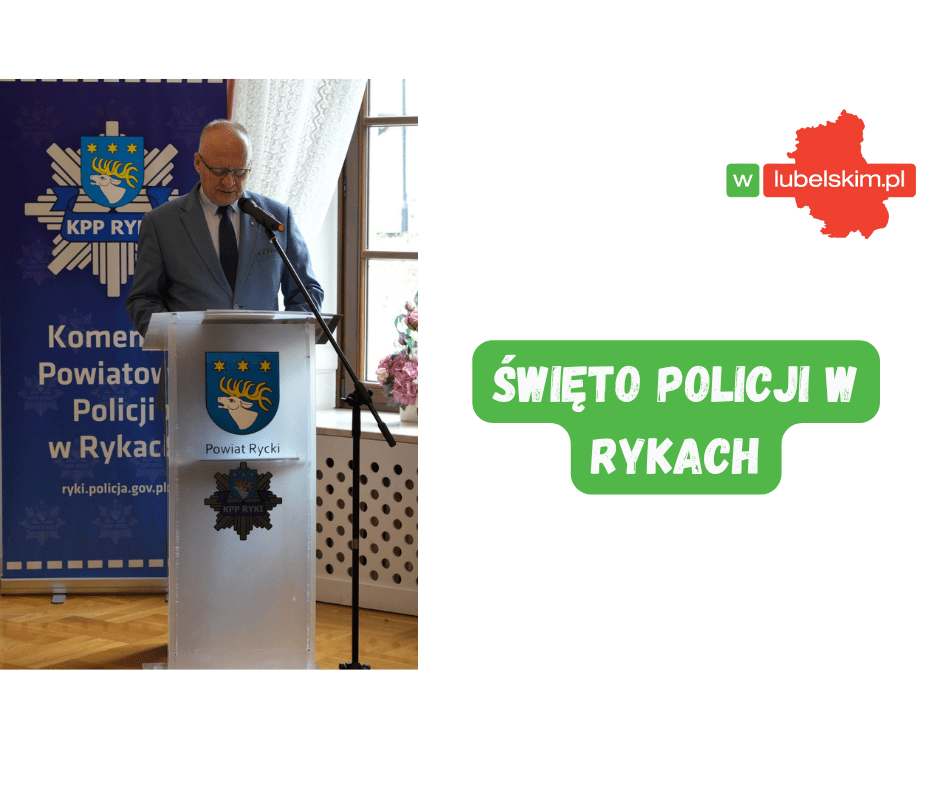 Święto Policji w Rykach. Awanse i podziękowania za służbę