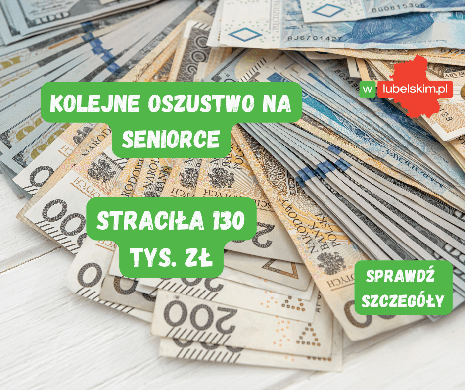 81-latka straciła 130 tys. zł. Policja ostrzega przed oszustami