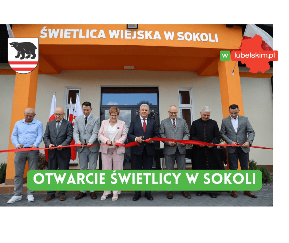 Nowa świetlica w Sokoli (gm. Kłoczew) oficjalnie otwarta