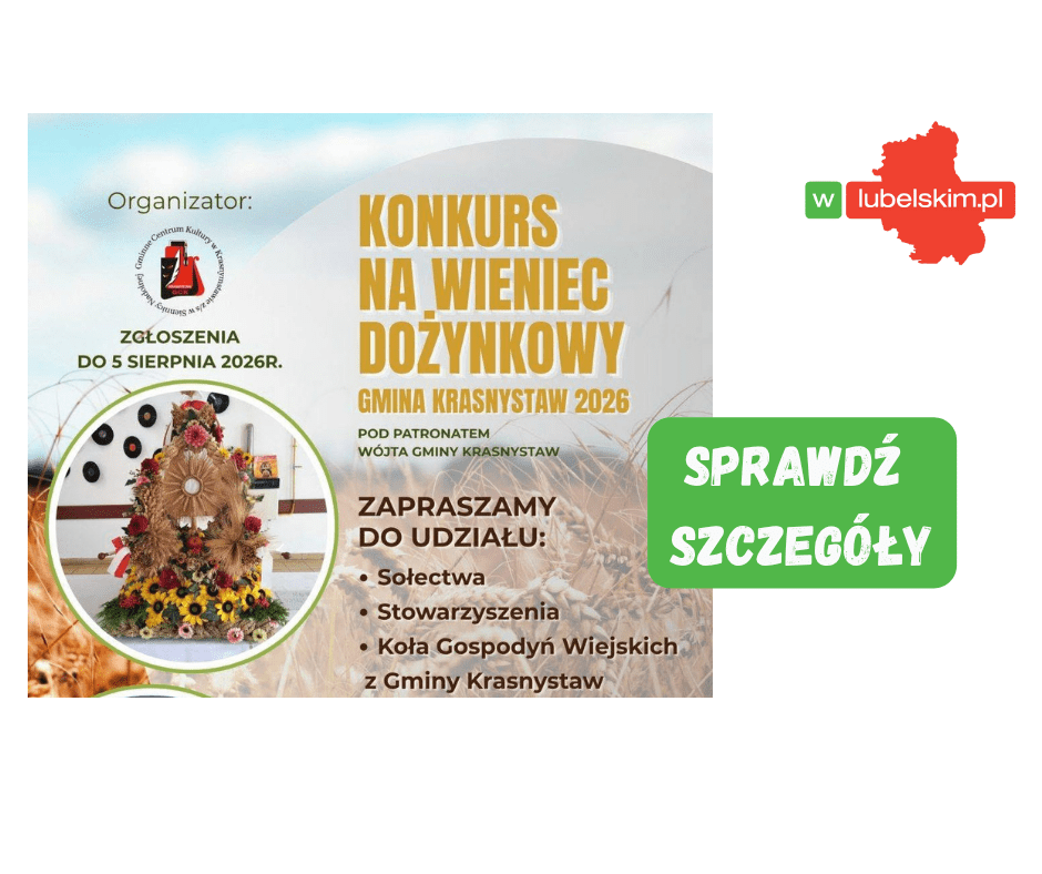 Konkurs na wieniec dożynkowy Gmina Krasnystaw 2026