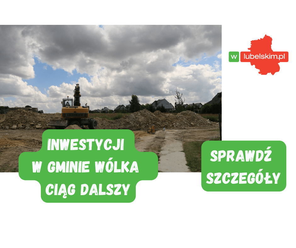 Budowa drogi w m. Długie i ul. Grabowej w Turce. Trwają prace