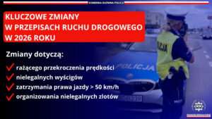 Bezpieczeństwo na drogach. Mniej ofiar i wypadków w 2026