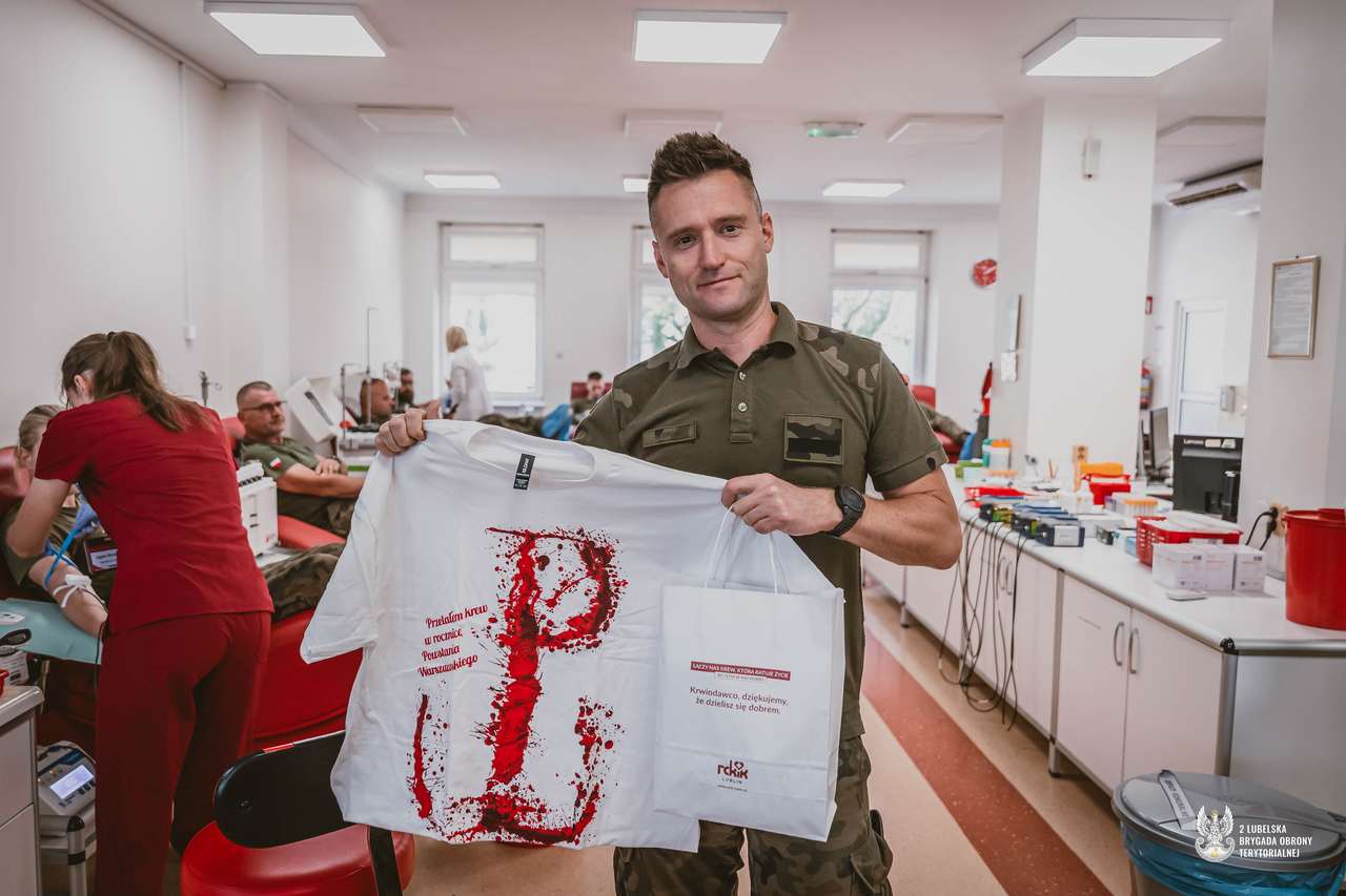 Ponad 62 litry krwi. Terytorialsi znów pomagają