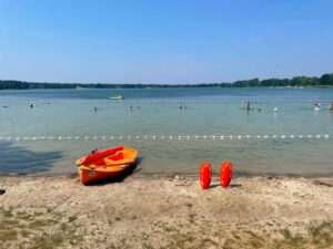 Pierwsza połowa wakacji nad Jeziorem Białym. Ratownicy interweniowali kilka razy