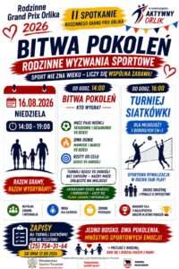 Bitwa Pokoleń w Kłoczewie. Rodziny staną do sportowej rywalizacji